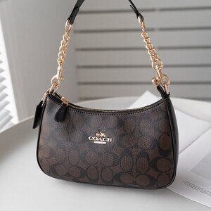 COACH women's bag color matching TERI shoulder bag